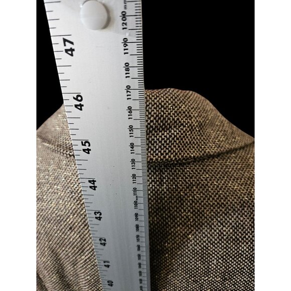 Vintage Brown wool Tweed women's Jacket With Button Accents & Pockets 1970s - Picture 6 of 10